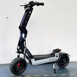 Trottinette électrique à double moteur, roues de 13 pouces, tout-terrain, vitesse maximale, frein à huile hydraulique, trottinette électrique pour adultes - Product Image 2