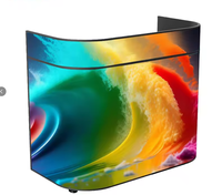 Pantalla LED para Recepción, P2.5mm, Resolución 4K, Alto Brillo, Módulo Flexible para Interiores, HDR10+/Adobe RGB 98%, Resistente al Agua, 3 Años de Garantía