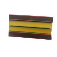 Plaque en plastique HDPE bicolore vibrante, gravable, épaisseur 19 mm, résistante aux UV, pour découpe de signalétique créative