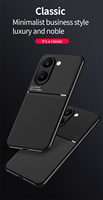 Funda Minimalista de Alta Gama Anticaídas para Teléfono, Carcasa Trasera Antideslizante con Textura Resistente al Desgaste para Redmi Turbo 5 Max/Xiaomi 17T/17T Pro/17