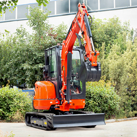 Livraison Gratuite CE/EPA Nouvelle Mini-Pelle 3,5 Tonnes Machine à Creuser pour Ferme Mini Excavatrice sur Chenilles 2,5 Tonnes 3 Tonnes à Vendre