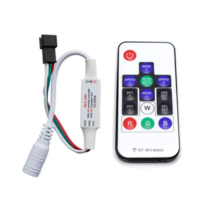 Spi tín hiệu RF <span class=keywords><strong>mini</strong></span> 14-Key DC5-24V DIY Giấc mơ điều khiển màu sắc 358 chế độ cho việc thay đổi LED Strip Lights - Product Image 2