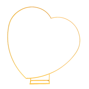 Personnalisé 2m Métal Jardin En Forme De Coeur De Mariage & Fête D'anniversaire Décoration <span class=keywords><strong>Arche</strong></span> Fond Mur <span class=keywords><strong>Ballon</strong></span> Base De Support - Product Image 5