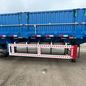 Semirremolque de Contenedor de 3 <span class=keywords><strong>Ejes</strong></span>, Fabricación en Fábricas Chinas, Capacidad de Carga de 30-60t, Material de Acero, 10-13m, en Existencia - Product Image 2