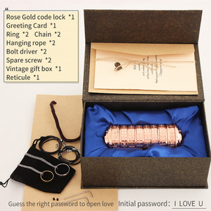 Cryptex-cerradura de Código <span class=keywords><strong>Da</strong></span> <span class=keywords><strong>Vinci</strong></span>, juguete de Metal, regalos de boda, Digital, gran oferta, Día de San Valentín - Product Image 5