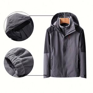 Design Winter Warm Snow Hooded Men's Rain <b>Jacket</b> Outerwear Sports Winter <b>Jacket</b> Men's Windproof Mountain <b>Jacket</b> - Product Image 3