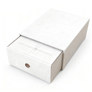 Boîte à tiroir rigide recyclable personnalisée avec revêtement UV, laminage mat, logo personnalisé en relief, papier enduit pour cadre photo, à emporter - Product Image 3