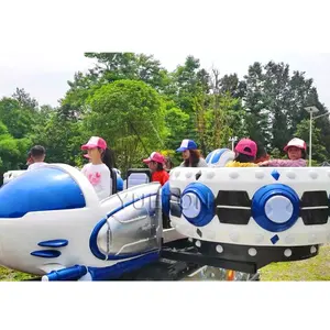 360度吸引力公园设备儿童和成人游乐园游乐设施电动疯狂UFO迷你飞行汽车出售