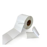 Gulungan stiker kustom kertas perekat langsung panas 4x6 label 100x150 label pengiriman gulungan label kode batang Printer