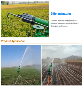 مسدس رش دوار 0-360 درجة بسعر المصنع مسدس إزالة الغبار مسدس ري نظام مرشات ري - Product Image 2