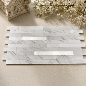 Pegatina Autoadhesiva de Lujo para Piso de PVC, Resistente al Fuego, Impermeable, Resistente a la Humedad, Textura de Mármol, <span class=keywords><strong>Mosaico</strong></span> - Product Image 3