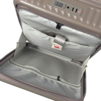 Vente en gros de sacs d'ordinateur à ouverture frontale de conception nouvelle, avec serrure TSA, valise à roulettes en aluminium, bagages de voyage pour PC, 3 pièces, 20, 24, 28
