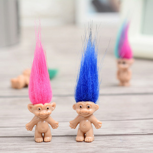 Muñecos de PVC Vintage de <span class=keywords><strong>Trolls</strong></span>, Muñecos de la Suerte, Figuras de Acción, Muñecos Clásicos de <span class=keywords><strong>Trolls</strong></span>, Recuerdos de Fiesta - Product Image 1