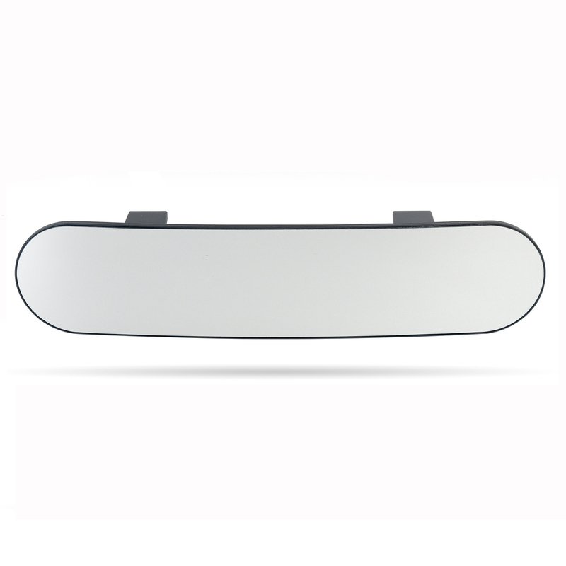 White Round Car Interior Rearview Mirror