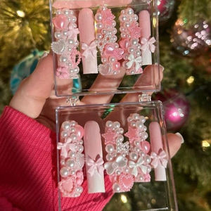 10 unids/caja estilo <span class=keywords><strong>de</strong></span> <span class=keywords><strong>verano</strong></span> 3D <span class=keywords><strong>Gel</strong></span> suave <span class=keywords><strong>uñas</strong></span> postizas logotipo personalizado cubierta completa lujo acrílico prensa <span class=keywords><strong>uñas</strong></span> ataúd patrón Punta <span class=keywords><strong>de</strong></span> <span class=keywords><strong>uñas</strong></span> dedos - Product Image 5