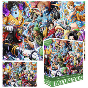 Collection <span class=keywords><strong>1000</strong></span> pièces <span class=keywords><strong>pas</strong></span> <span class=keywords><strong>cher</strong></span> prix esprit loin détective Conan 1 pièce Luffy Anime papier <span class=keywords><strong>Puzzle</strong></span> bricolage jouet Puzzles - Product Image 2