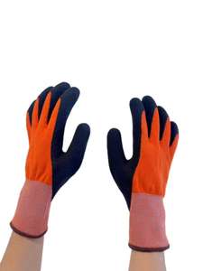 Guantes de Trabajo de Felpa Acrílica de Calibre 13 + Nailon, Directo de Fábrica, Cálidos y Cómodos, Guantes de Protección Laboral Resistentes a Cortes y Pinchazos - Product Image 1