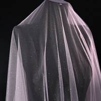 Tissu en maille polyester à pois scintillants, léger, effet tulle transparent, pour robes, jupes, robes de mariée, décoration pour femmes