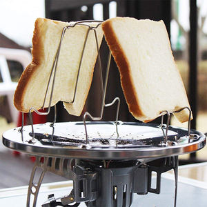 Travel <strong>Camping</strong> Picnic Sandwich Bread Stainless Steel Oven 4 Slice <strong>Camping</strong> <strong>Toaster</strong> - Product Image 6