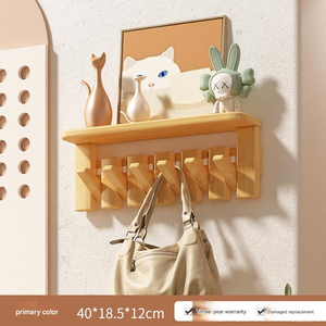 מפתח פסנתר קיר מותקן מעיל קיר-חיסכון קיר לחדר שינה ומעיל כניסה מחסן לכובע - Product Image 6