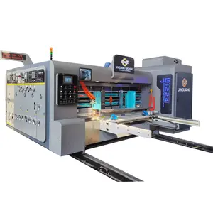 Full Automatic Flexo Ink Carton Box 3 Colors Printer Slotter Die-cutter Machine