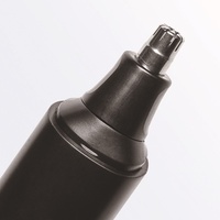 Tondeuse électrique professionnelle pour poils du nez et oreilles, kit de toilettage facial pour hommes, mini-tondeuse avec lame en acier inoxydable