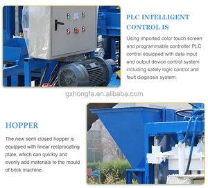 Machine automatique de fabrication de briques de matériaux de construction en <span class=keywords><strong>béton</strong></span> Machine de fabrication de blocs de chaussée - Product Image 4