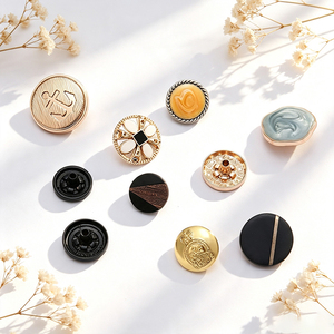 Boutons à tige métalliques personnalisés, plaqués or antique, ronds et carrés, boutons décoratifs à pression pour accessoires vestimentaires - Product Image 3