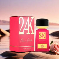Nouveau parfum de luxe Hanna's Secret 100 ml 24K Rouge, design élégant, parfum oriental intense pour les rendez-vous, parfums pour femmes