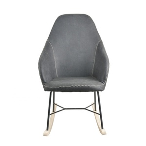<span class=keywords><strong>Comprar</strong></span> de china muebles <span class=keywords><strong>para</strong></span> el hogar nuevo diseño tela americano sala de ocio silla mecedora con base de madera - Product Image 3