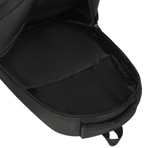 Casual Sports <b>Backpack</b> Large Capacity Unisex <b>Black</b> Arcuate Shoulder Strap Interior Zipper Pocket Business Travel Summer 2025 - Product Image 3