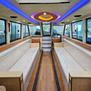 Bote Utilitario de Aluminio de 11.3m, Más Vendido, con Motor Fuera de Borda, <span class=keywords><strong>para</strong></span> <span class=keywords><strong>Cruceros</strong></span>, Pesca y Proyectos Acuáticos, Capacidad <span class=keywords><strong>para</strong></span> 12 Personas - Product Image 5