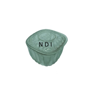 Bocal en verre décoratif personnalisé de haute qualité fait à la main couvercle de conteneur de condiments de meilleure qualité pour les bocaux de bouteilles de stockage à domicile - Product Image 3
