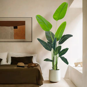 Arbre artificiel en plastique, bananier paradis, 4 pieds, écologique, durable, plante en <span class=keywords><strong>pot</strong></span>, décoration intérieure et extérieure <span class=keywords><strong>pour</strong></span> la maison et l'hôtel - Product Image 4