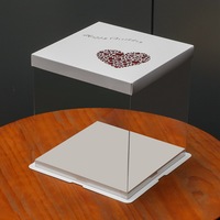OOV Grandes Petites Boîtes De Gâteau De Mariage Pour Les Invités Boîte De Gâteau Emballage Boîte De Gâteau 12X12X8