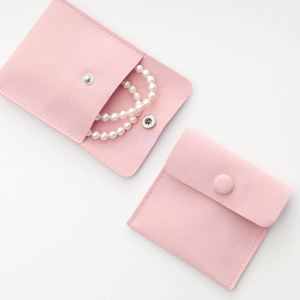 Wholesale Bracelet Jewelry Pouch Bulk Packaging Bags Small <b>Gift</b> Pouches Mini <b>Envelope</b> Style Drawstring Sealed Screen Printed - Product Image 6