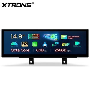 XTRONS เครื่องเล่นมัลติมีเดียติดรถยนต์ระบบแอนดรอยด์ หน้าจอ 14.9 นิ้ว 2K IPS 2.5D รองรับ 4G ทั่วโลก 360 °   กล้องสำหรับรถยนต์ BMW ซีรีส์ 3/4/M3/M4 NBT พวงมาลัยขวา - Product Image 3