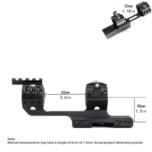 Support de lunette optique en aluminium ACUMETA - Tube de 30 mm, montage de 20 mm, hauteur centrale de 1,57 pouce, niveau à bulle intégré, étanche, résistant aux chocs - Product Image 6