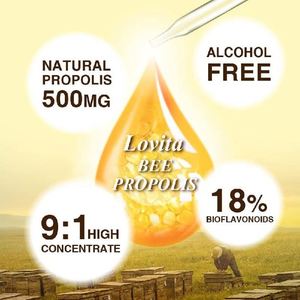 Vente en gros de gouttes d'extrait d'abeille oral Organika Julong 100 hydrosolubles <span class=keywords><strong>du</strong></span> <span class=keywords><strong>Brésil</strong></span>, <span class=keywords><strong>propolis</strong></span> <span class=keywords><strong>verte</strong></span> liquide avec PEG400 - Product Image 5