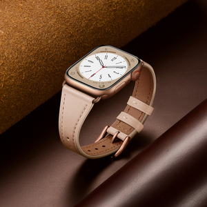 <span class=keywords><strong>Bracelet</strong></span> mince en cuir véritable pour <span class=keywords><strong>Apple</strong></span> <span class=keywords><strong>Watch</strong></span> Band 45mm 49mm 41mm <span class=keywords><strong>44mm</strong></span> 42mm 40mm Hommes/Femmes <span class=keywords><strong>Bracelet</strong></span> IWatch Ultra8 7 6 - Product Image 5