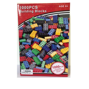 Set Mainan Blok Bangunan Anak Grosir Kustom 1000pcs Blok Bangunan Klasik DIY Mainan Edukasi - Product Image 5