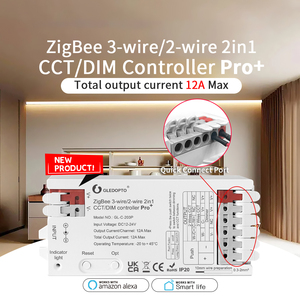 Nieuwste Draadloze 12a 3-Wire/2-Wire Cct 2in1 Dimmen Zigbee Pro Afstandsbediening Led Controller Rf 2.4G/Zigbee 30M Bereik Voor Cct Led - Product Image 3