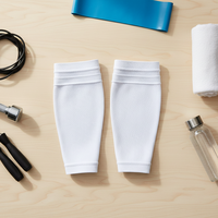 Chaussettes de football douces en polyester tricoté respirant avec protection intégrée pour adultes – Confortables pour l'entraînement