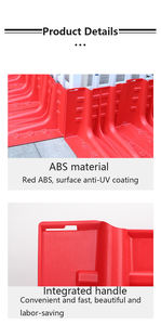 Barriera di inondazione portatile di alta qualità del produttore della cina barriera di inondazione di plastica di controllo dell'abs - Product Image 4