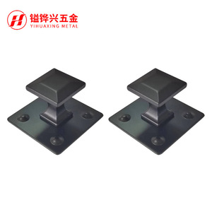 YIHUAXING METAL Furniture Handle And <b>Knob</b> <b>Black</b> Aluminum Alloy Square Cabinet Traditional Style Durable - Product Image 4