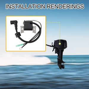 Goofti 6bx-85571-00 cuộn dây đánh lửa với CDI đơn vị thay thế cho 4 đột quỵ động cơ phía ngoài 6HP F6 MS/LH smha f6c MHS/L MHS MHL - Product Image 6