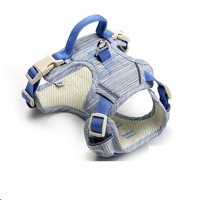 Harnais tactique réfléchissant et imperméable pour chien, personnalisable OEM, en polyester respirant, réglable, anti-traction, avec poignée souple