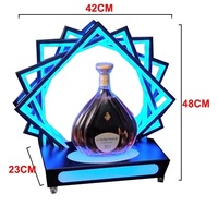 Présentoir de bouteilles de champagne RGB interchangeable Présentoir de bouteilles Glorifier LED pour décor de discothèque de bar