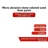 Peinture liquide micro-marbrée monocomposant pour sols, résistante à l'usure, aux taches, aux rayures et imperméable, pour intérieur/extérieur