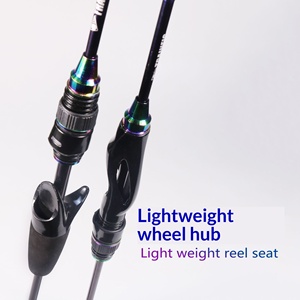 Canne à pêche en fibre de verre micro-tressée ultra-légère pour micro-objets, type 'bouche de cheval', pour la pêche en courant fort, stock usine Weihai - Product Image 2